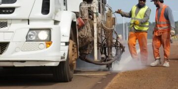 Comenzaron trabajos de señalización en Acceso Sur y By Pass Arco – Garita