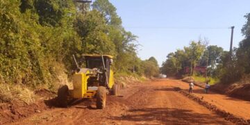 Vialidad trabaja en caminos terrados y garantiza la correcta circulación de vecinos y el transporte de la producción