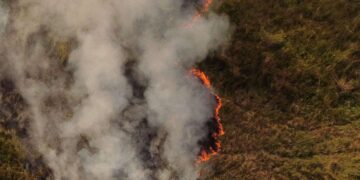 Gustavo Valdés declaró la zona de catástrofe en el Iberá: “Solo la naturaleza podrá apagar el fuego”