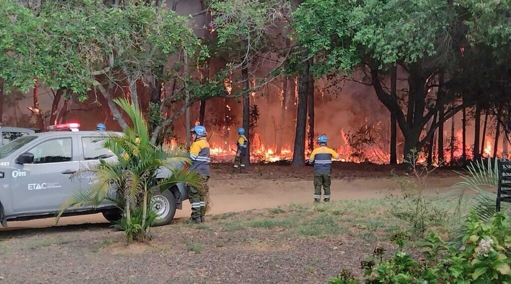 Corrientes: Ituzaingó azotada por los incendios