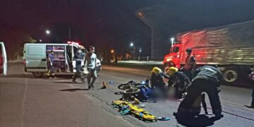 Jardín América: falleció un motociclista tras ser embestido por un automóvil