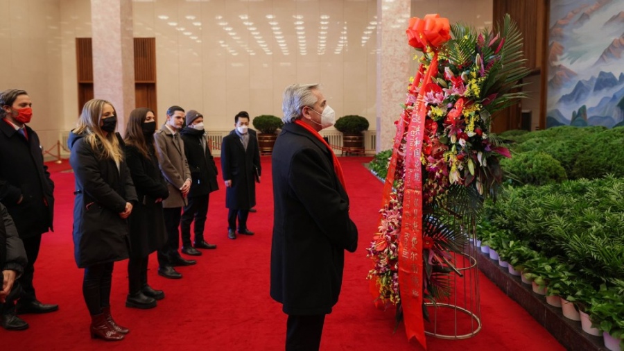 El Presidente continúa con su agenda en China y se reúne con Xi Jinping