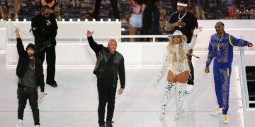Show de entretiempo del Super Bowl: Snoop Dog, Eminem, Mary J Blige, Kendrick Lamar, Dr. Dre y 50 Cent