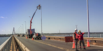 Vialidad Nacional realizará estudios sobre el puente “San Roque González de Santa Cruz”