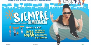 Miss Bolivia será el número principal del Festival  “Siempre democracia” este jueves