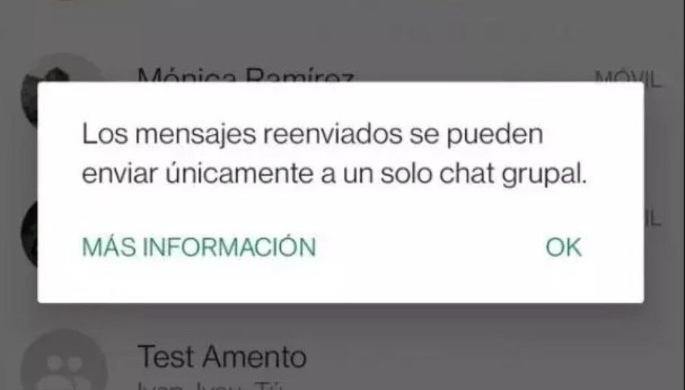 WhatsApp anunció nueva modificación en el reenvío de mensajes