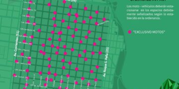 El centro posadeño cuenta con más de dos mil lugares de estacionamiento para motos