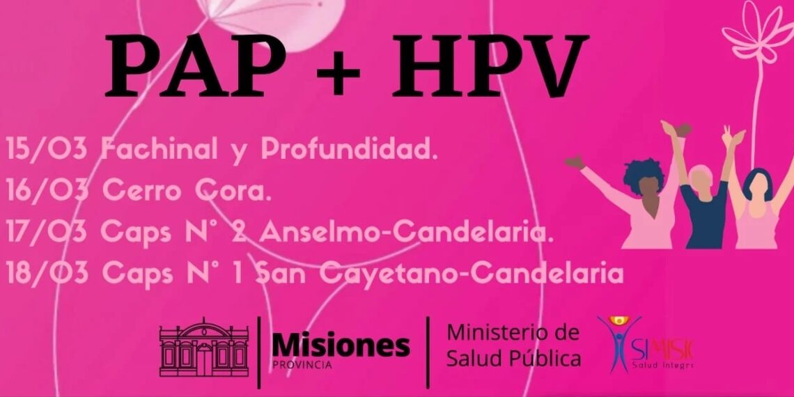 Por el mes de la Mujer se realizarán operativos de control y tomas de muestra gratuitas del PAP Y HPV