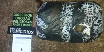 Hallaron bulto de marihuana oculto a orillas del Zaimán