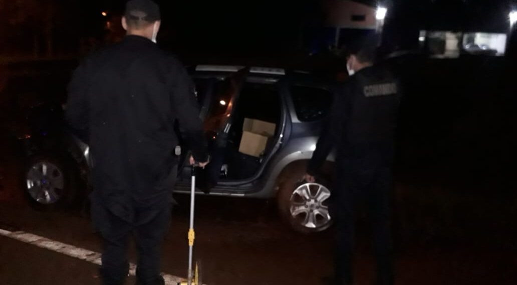 Aristóbulo del Valle: despistaron y abandonaron un vehículo radicado en Buenos Aires