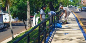 Finalizaron las obras de puesta en valor de la avenida Roque Sáenz Peña