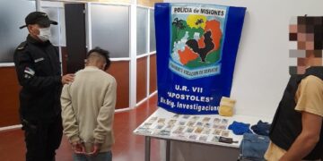 Detuvieron a un joven de 23 años y recuperaron una suma de dinero que habría robado de una agencia de quinielas en Apóstoles