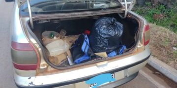 El Soberbio: policías detectaron un auto con marihuana en un control vial y hay cinco detenidos