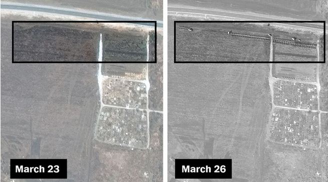 Ucrania: denunciaron que hay hasta 9 mil civiles enterrados en una fosa común en las afueras de Mariupol