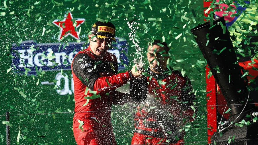 Automovilismo: Leclerc coronó la victoria en Melbourne y amplía su liderazgo en el Mundial de F1