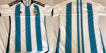 ¿Esta será la camiseta de la Selección Argentina para Qatar?