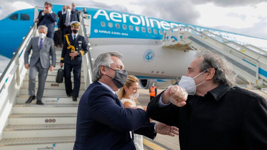 Alberto Fernández inicia una nueva gira por España y Alemania