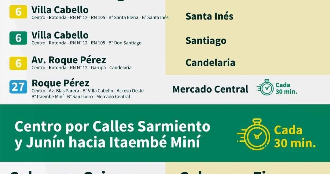 Refuerzan los distintos servicios nocturnos de transporte público de pasajeros