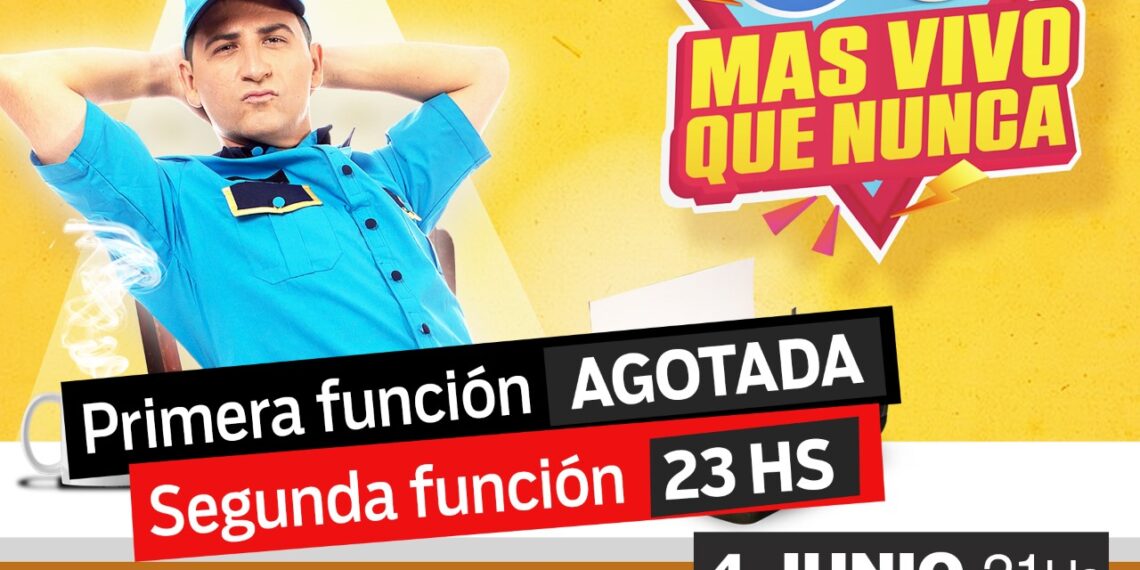 El Oficial Gordillo agotó entradas y va por una segunda función