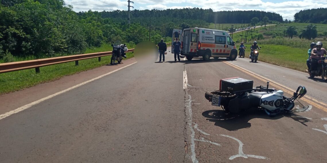 Un motociclista falleció tras despistar en Capioví