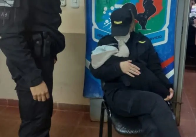 Resguardaron a un bebé de tres meses abandonado en un yerbal en Wanda