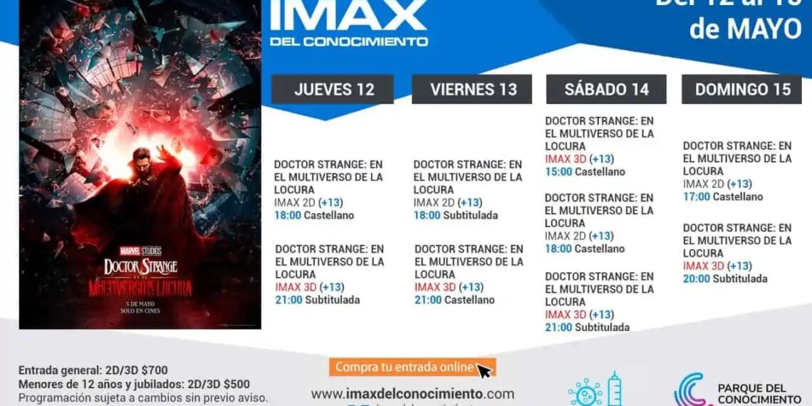La magia y la locura de Dr. Strange siguen en el Imax