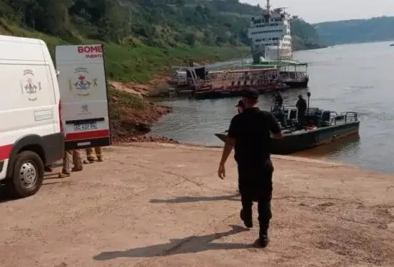 Hallaron el cuerpo de empleado de un casino flotante en el río Iguazú