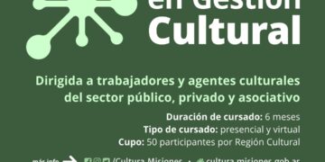 250 trabajadores de la Cultura iniciarán la Diplomatura en Gestión Cultural