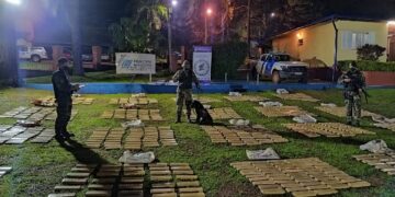 Prefectura incautó más de 860 kilos de marihuana