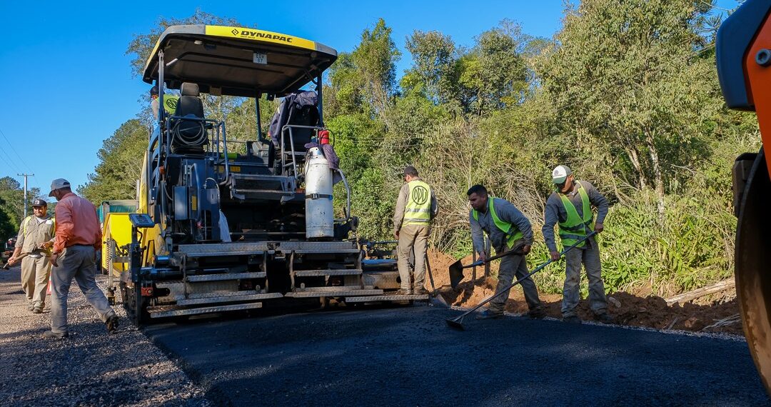 Tobuna: concluyen un primer tramo de la pavimentación del Acceso Norte