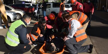 Realizaron simulacro de incendio en la Cámara de Representantes