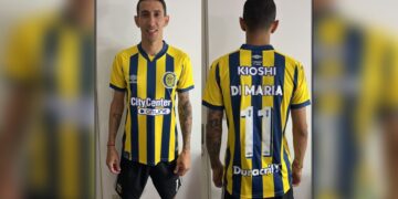 Di María posó con la camiseta de Rosario Central y estallaron las redes