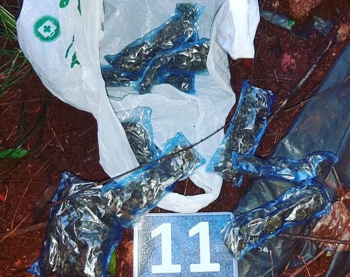 Oberá: arrestaron a un hombre que intentó descartar marihuana en la vía pública