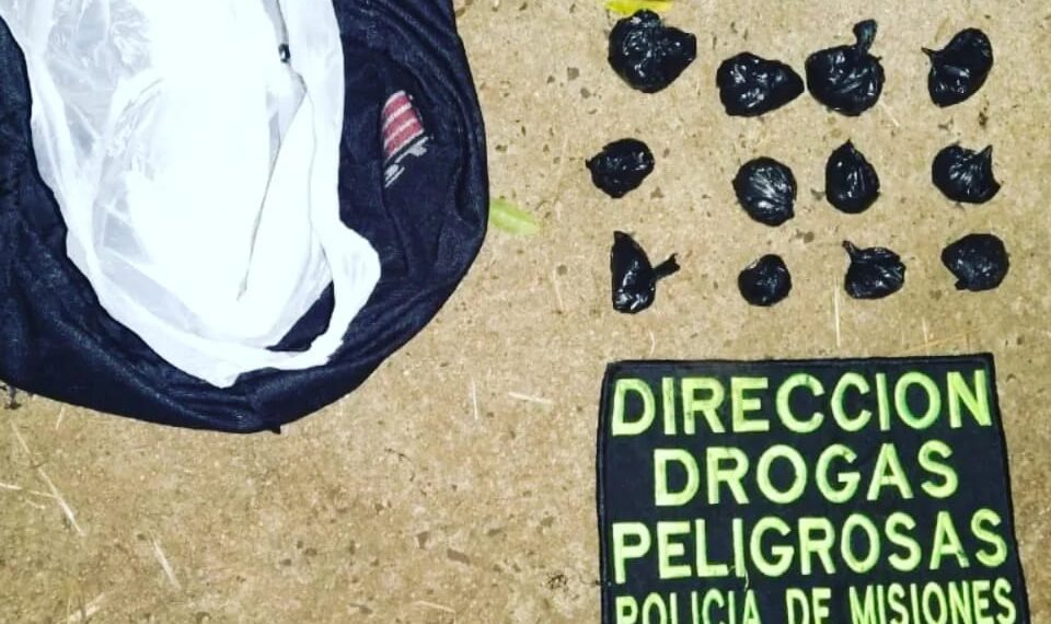 Narcodelivery: secuestraron marihuana fraccionada para la venta en Garupá