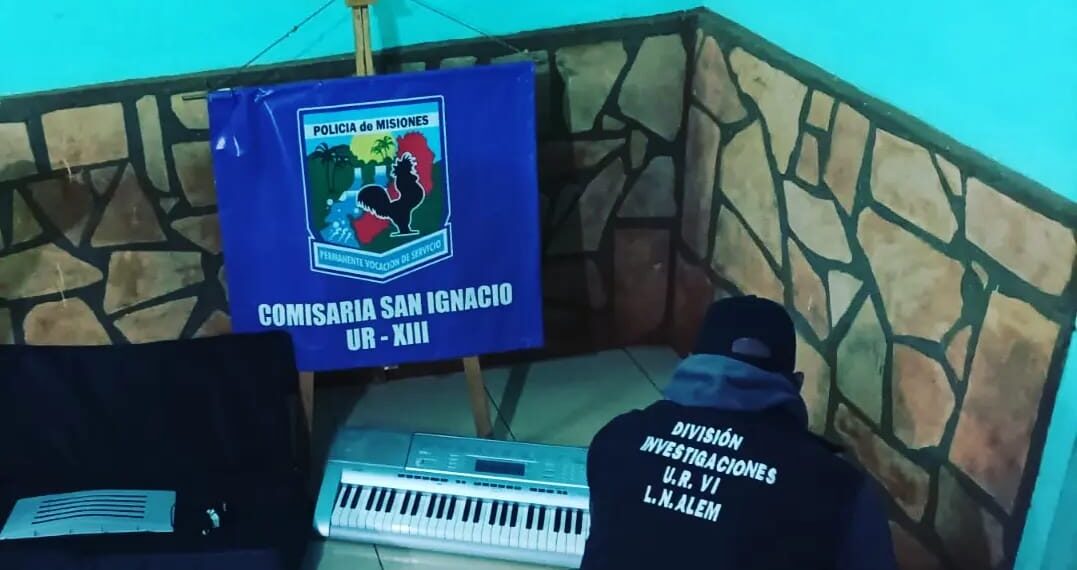 Elementos robados fueron recuperados en San Ignacio y Apóstoles