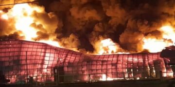 Garupá: Voraz incendio consumió completamente el depósito de la Afip