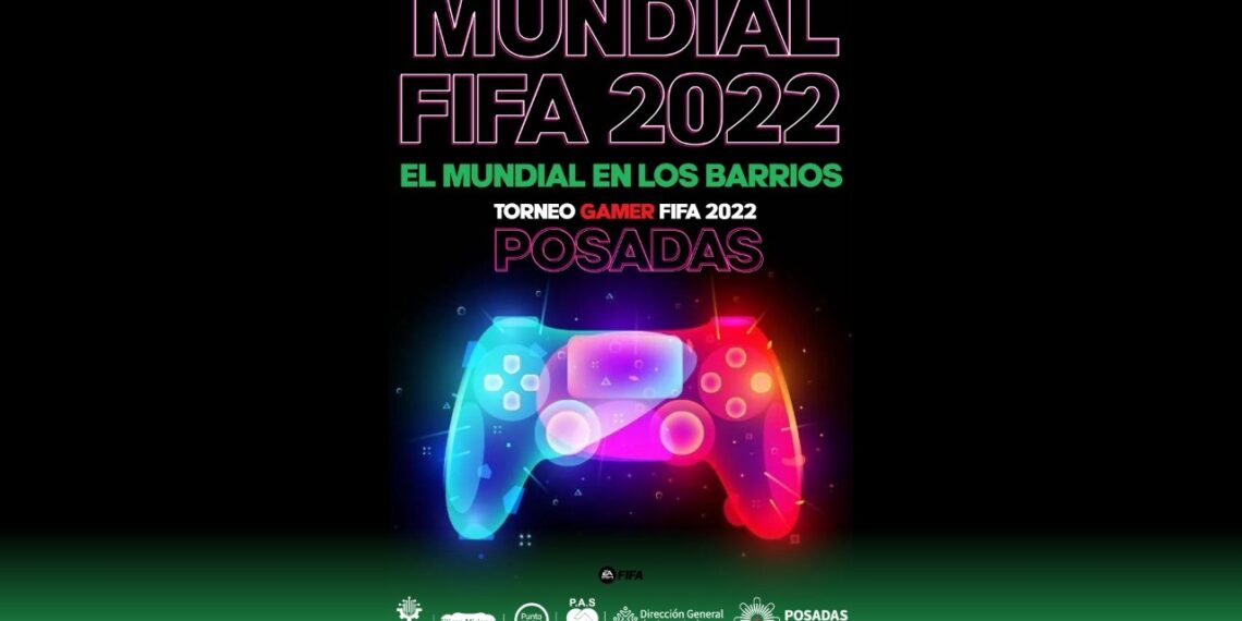 En los barrios posadeños se jugará el mundial gamer FIFA 2022