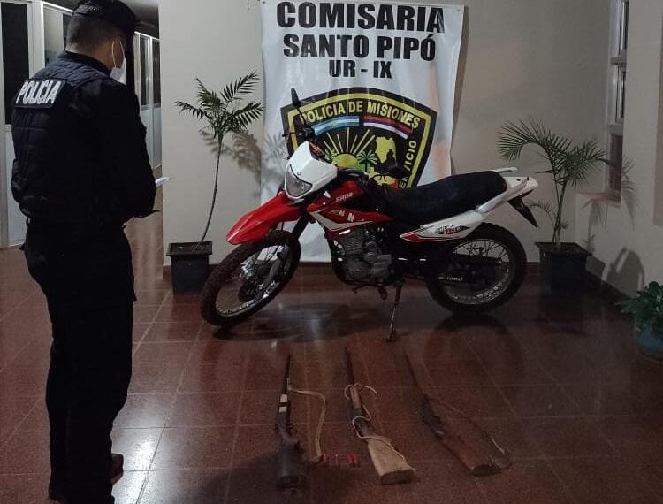 Caza furtiva: cuatro detenidos y tres armas secuestradas