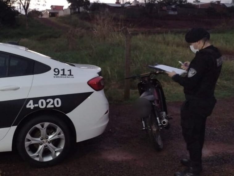 Secuestraron una motocicleta que fue robada en Eldorado