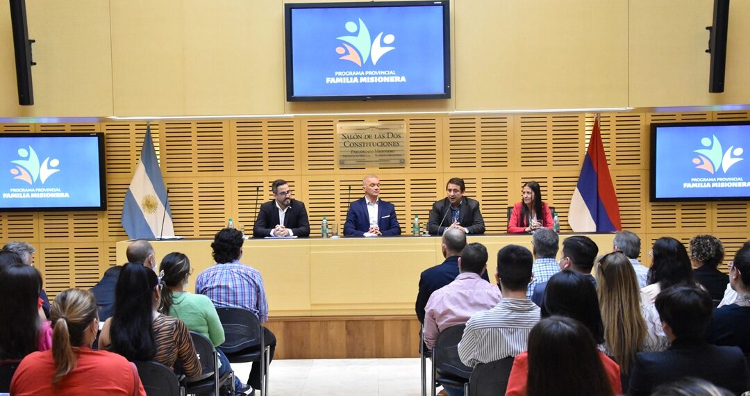 Presentaron en la Legislatura el programa “Familia Misionera”