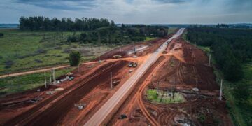 Avanzan las obras de duplicación de la Ruta Nacional 105