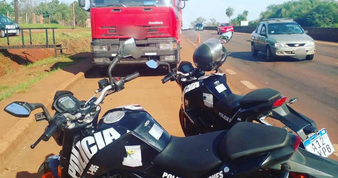 Detuvieron a un camionero que conducía alcoholizado y realizaba maniobras peligrosas en plena ruta