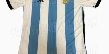 Se filtró el diseño de la camiseta que utilizaría la Selección argentina en Qatar