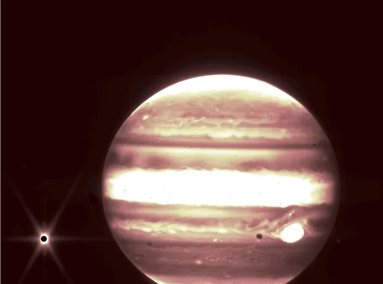 La NASA reveló nuevas imágenes de Júpiter capturadas por el telescopio James Webb