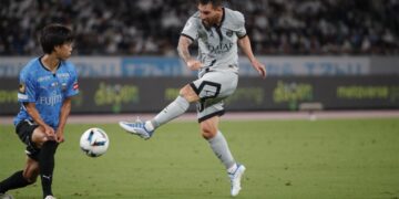 Con un gol de Messi, el PSG venció al Kawasaki de Japón en Tokio