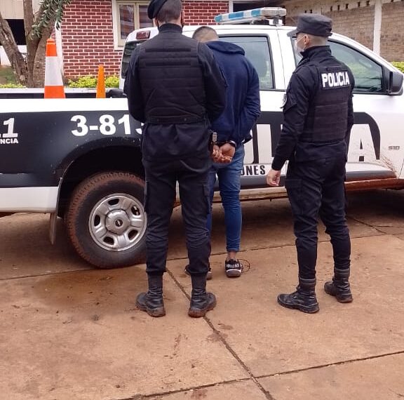 Agredió con un machete a su cuñado y quedó detenido