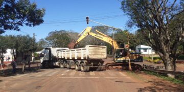 Apóstoles: está cortada la circulación en la Ruta Provincial Nº 1, entre Av. Ucrania y calle Mendoza