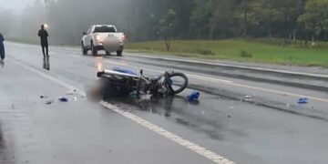 Un motociclista falleció en la Ruta Nacional 14