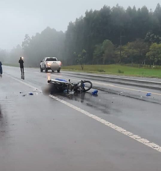 Un motociclista falleció en la Ruta Nacional 14