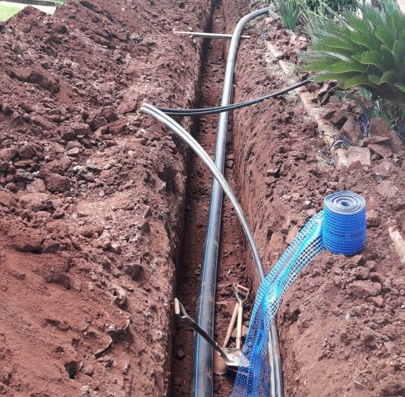 Avanza la construcción del Acueducto Troncal Norte en Oberá